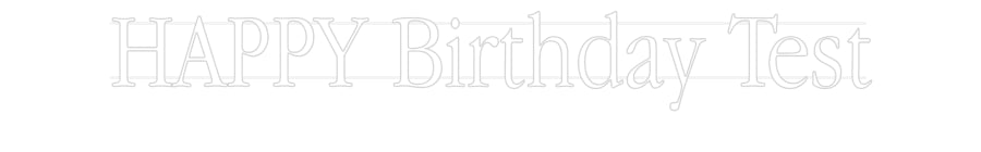 Your Custom Neon Sign HAPPY Birthda...