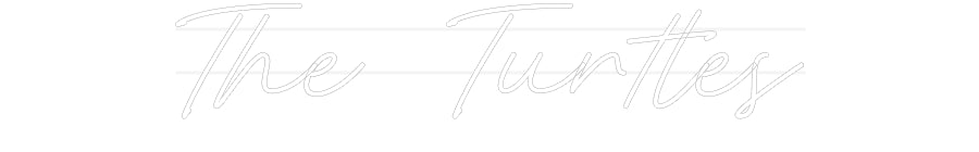 Your Custom Neon Sign The Turtles