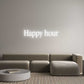 Your Custom Neon Sign Happy hour