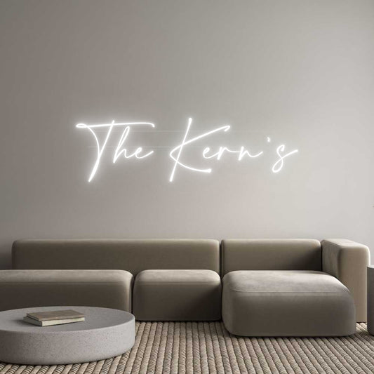 Your Custom Neon Sign The Kern's