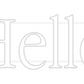 Your Custom Neon Sign Hello