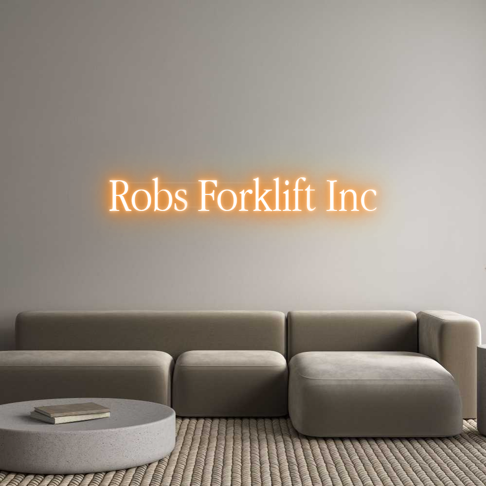 Your Custom Neon Sign Robs Forklift...