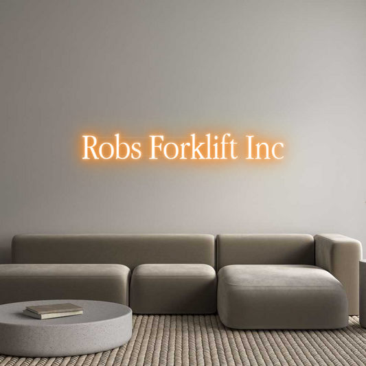 Your Custom Neon Sign Robs Forklift...
