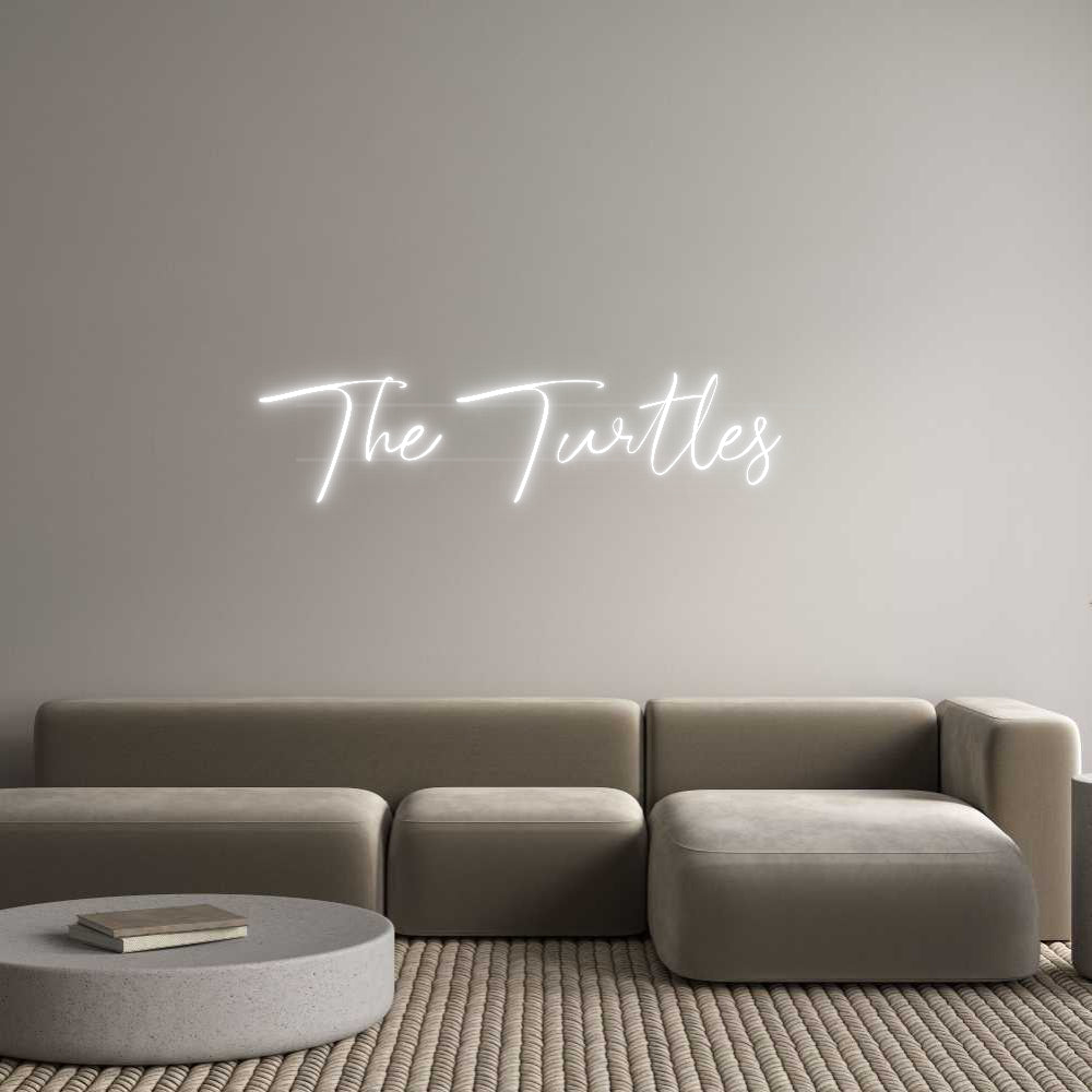 Your Custom Neon Sign The Turtles