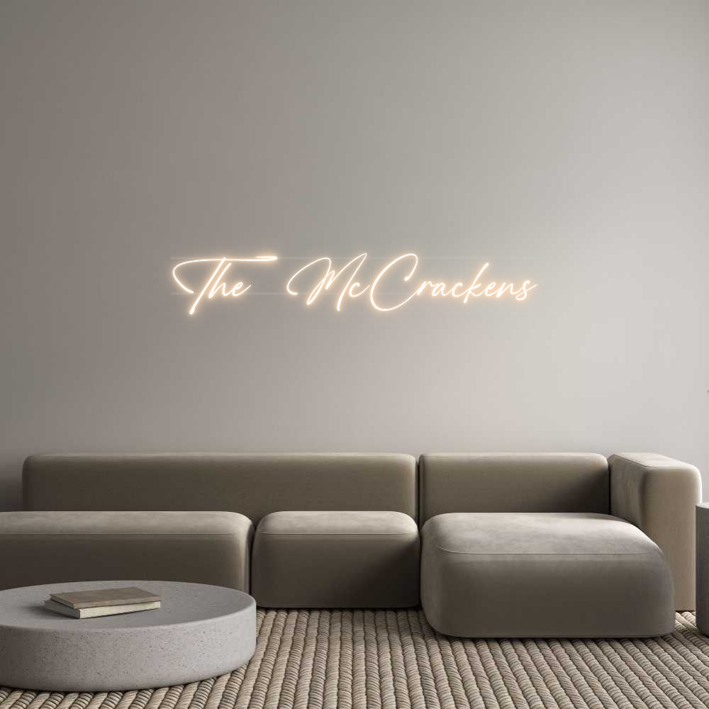 Your Custom Neon Sign The McCrackens