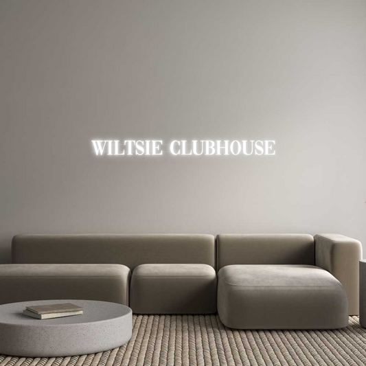 Your Custom Neon Sign Wiltsie Clubh...