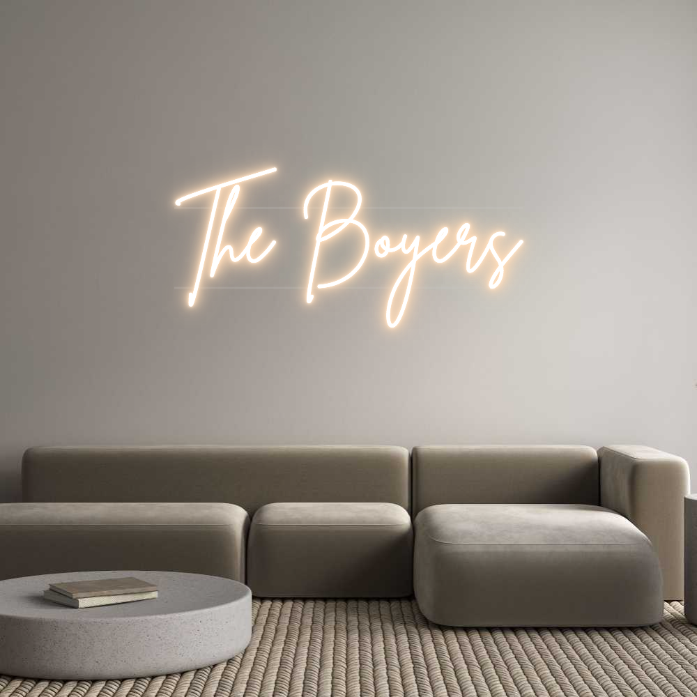 Your Custom Neon Sign The Boyers